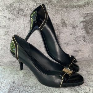 Salvatore Ferragamo black heels